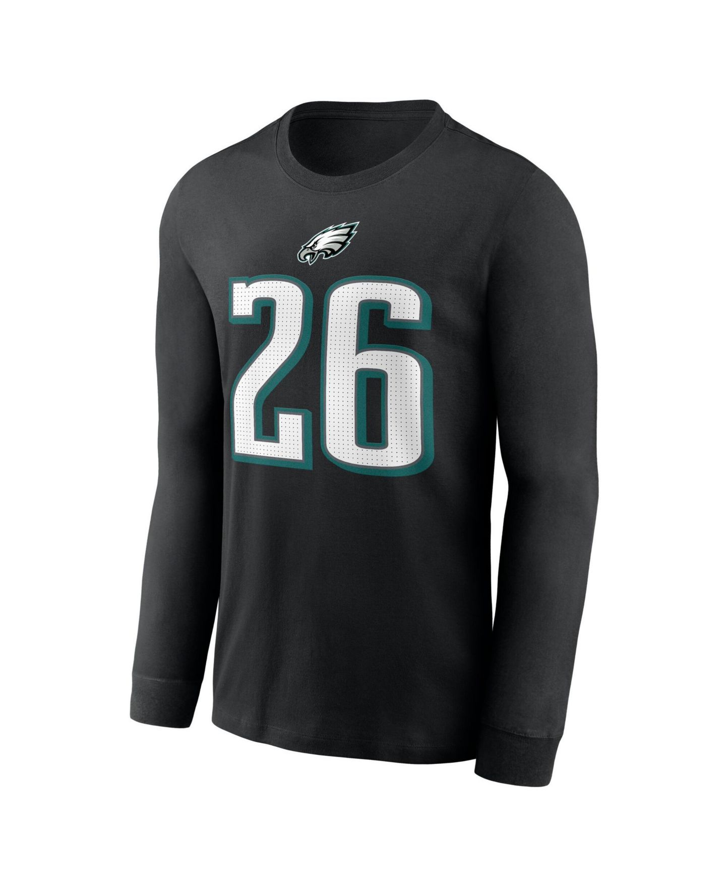 Мужская футболка Nike Philadelphia Eagles Saquon Barkley Long Sleeve Crewneck — фото 2