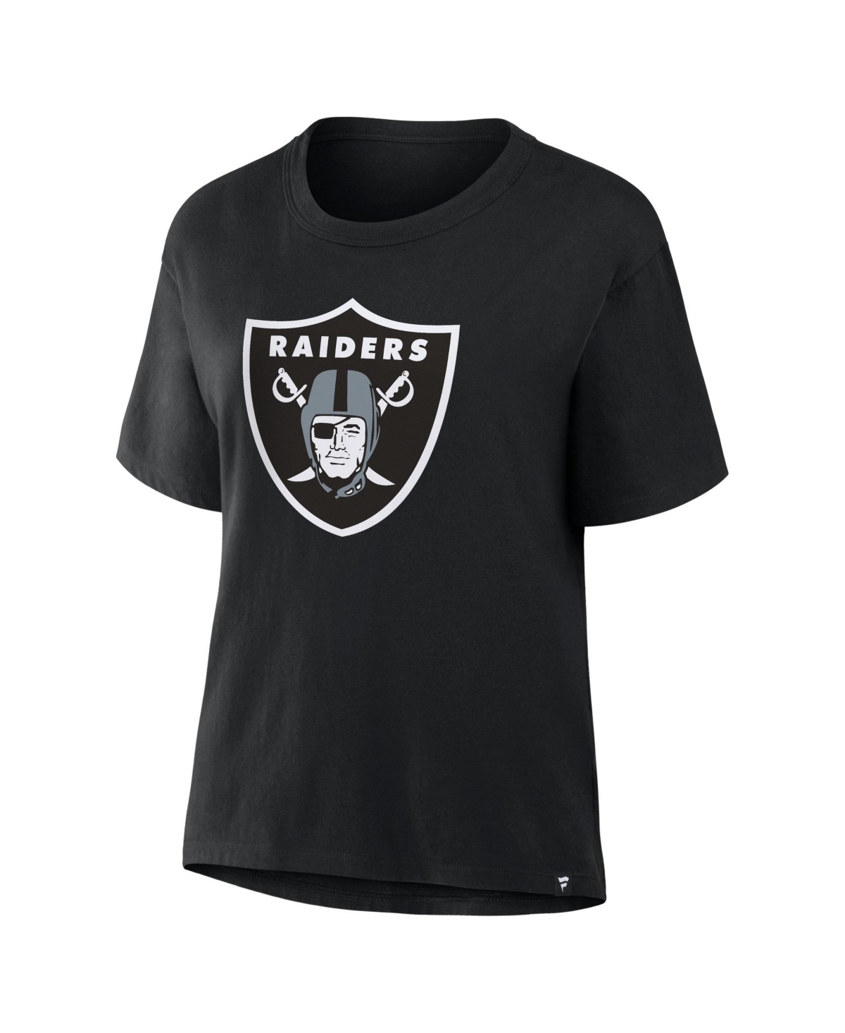 Fanatics Women's Essential Legacy Las Vegas Raiders Crewneck Short-Sleeve Relaxed-Fit T-Shirt