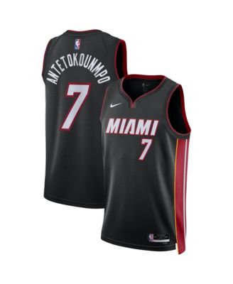 Men's and Women's Miami Heat Giannis Antetokounmpo Icon Edition Swingman Jersey