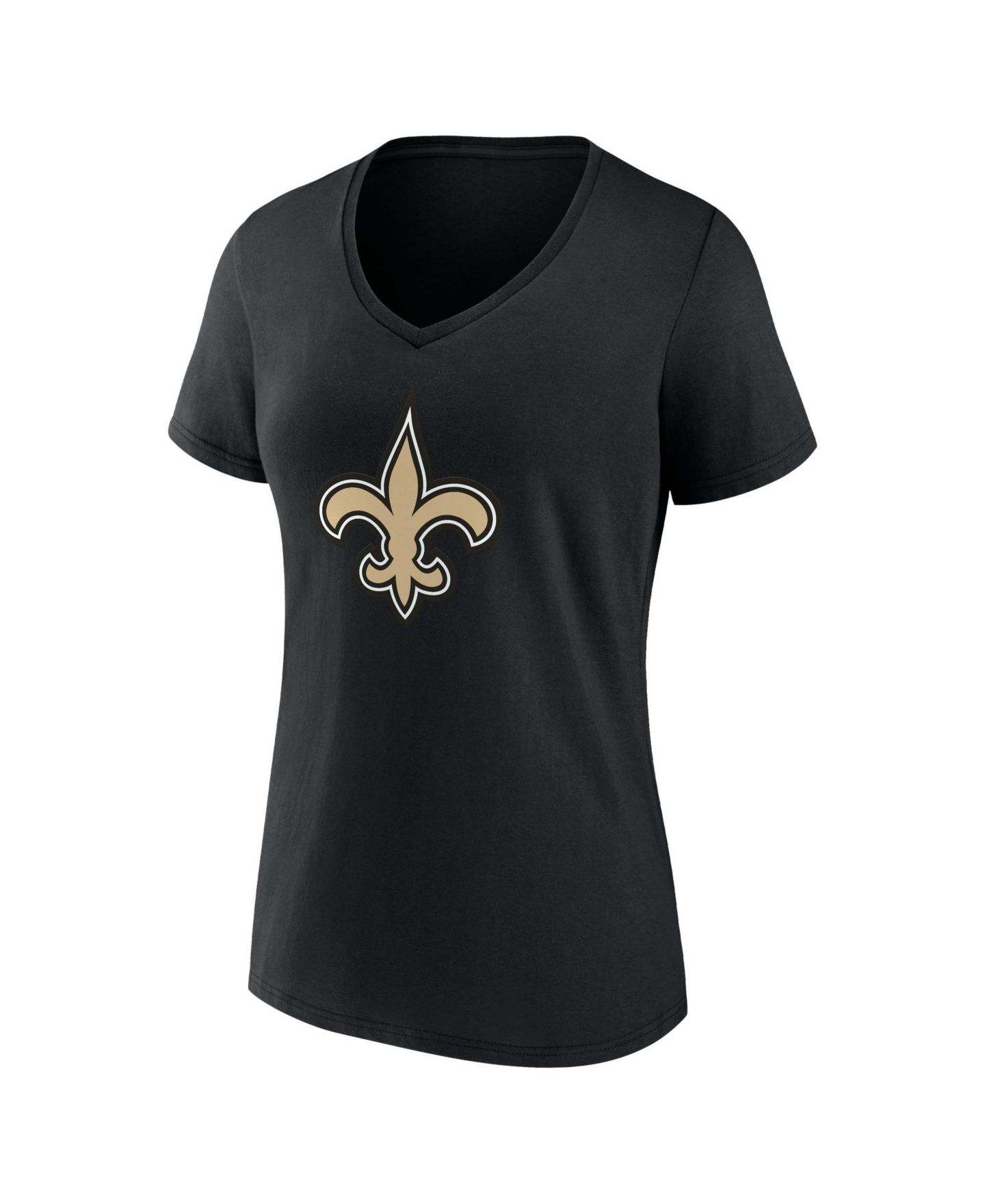 Женская футболка Logo Athletic New Orleans Saints V-Neck — фото 3