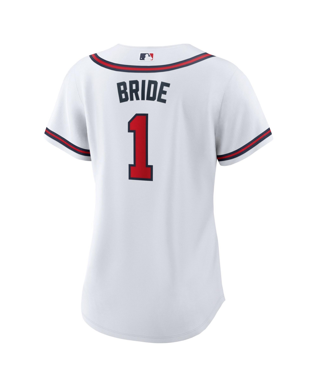 Nike Women's Atlanta Braves V-Neck Short-Sleeve Jersey