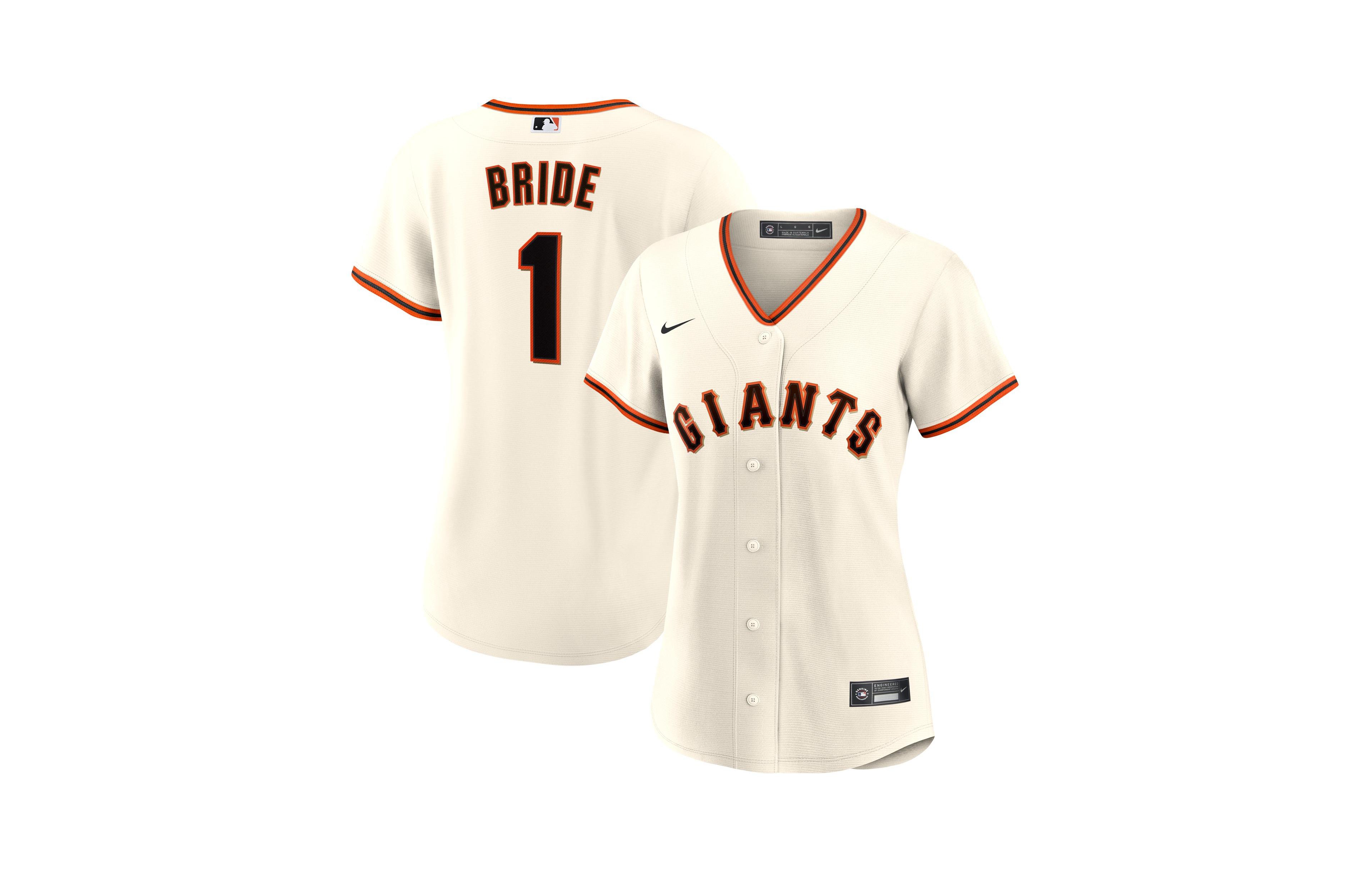 Nike Women's San Francisco Giants Home Replica Full-Button Front Jersey