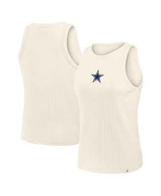 Women's Dallas Cowboys Star Play Ribbed Slim-Fit Tank Top