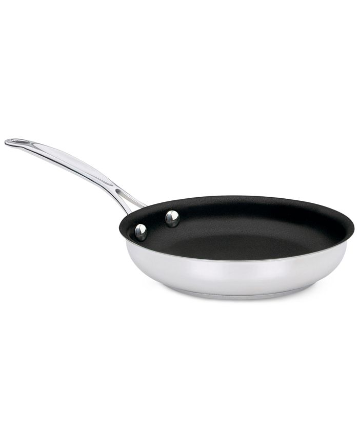 Cuisinart Chef's Classic Stainless Steel 12 Skillet with Glass Cover 