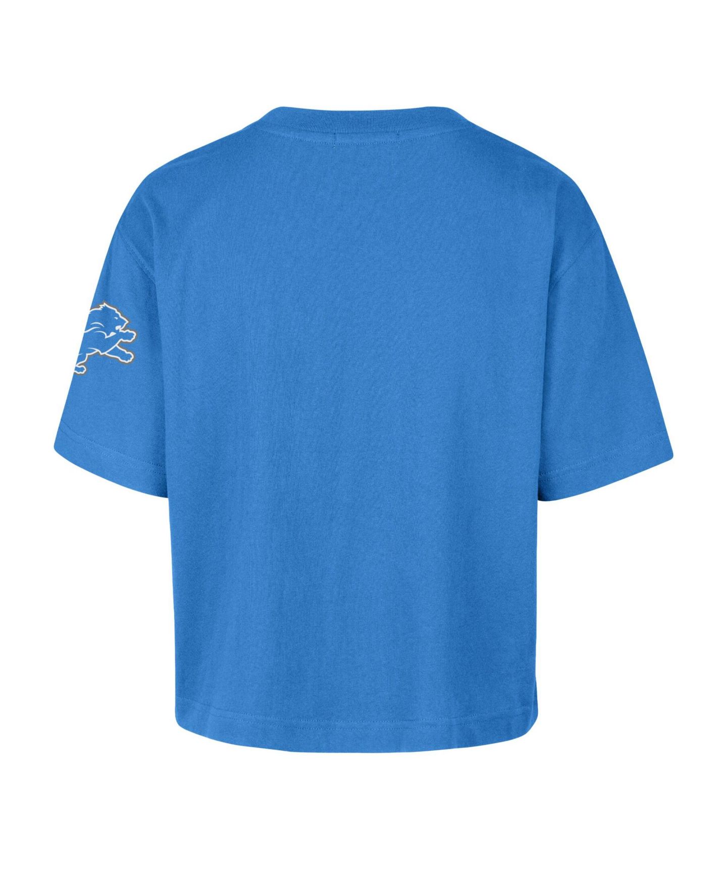 Женская футболка '47 Brand Detroit Lions Call Out Reed City Short-Sleeve Cropped — фото 3