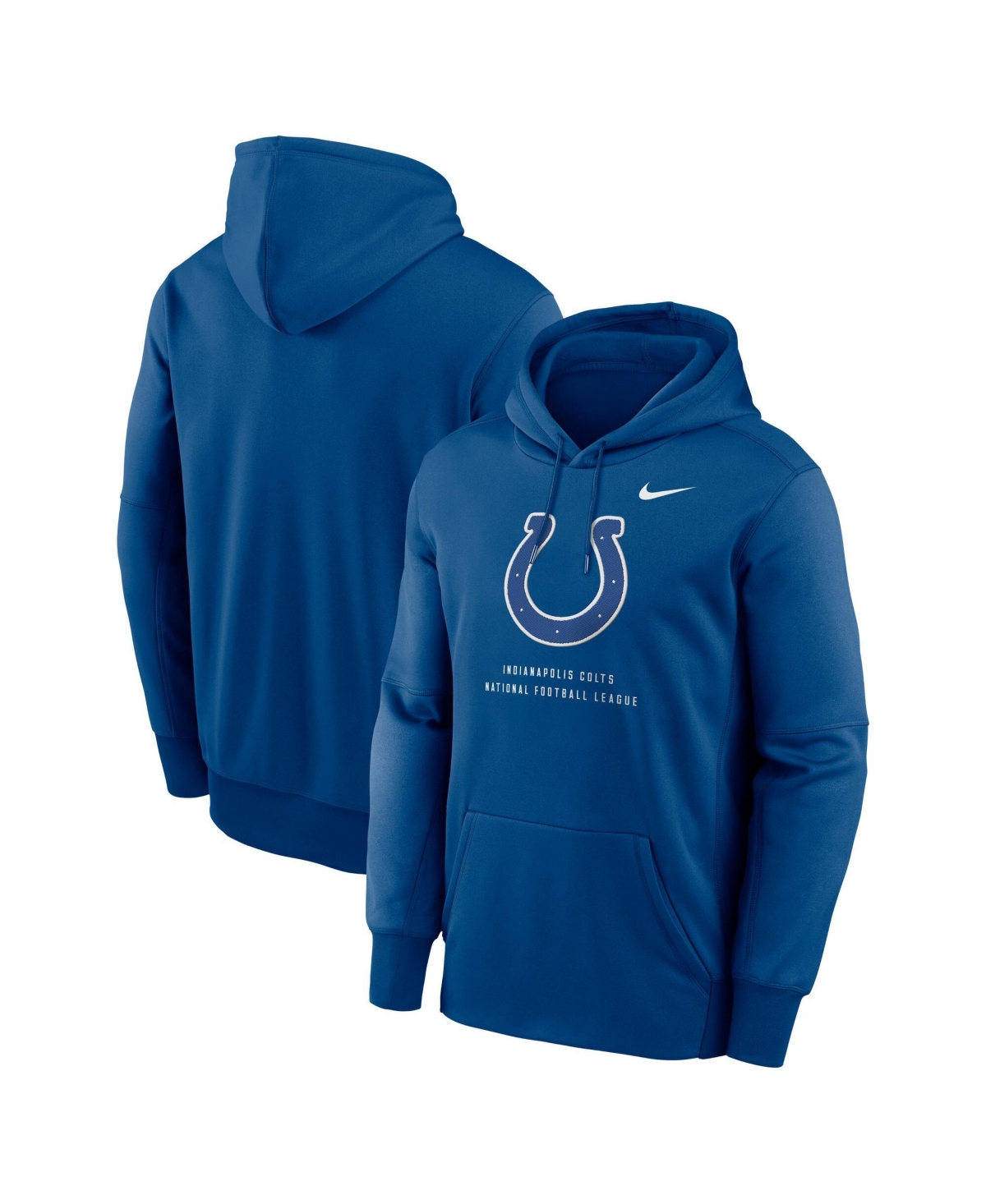 Nike Men's Indianapolis Colts Toss Sweep Therma-fit Two-Way Stretch Hoodie