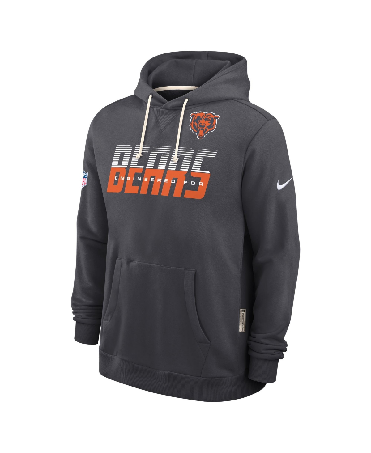 Nike Men's Chicago Bears Sideline Standard Issue Fleece Relaxed-Fit Hoodie