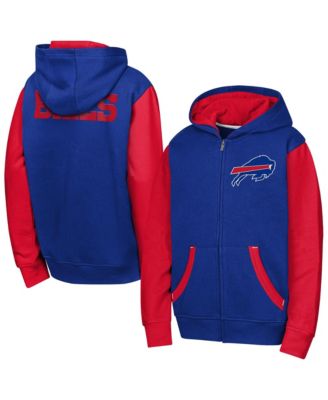 Boys' and Girls' Stadium Full-Zip Colorblock Hoodie