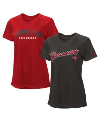 Women's 2-Piece Tampa Bay Buccaneers Screen-Print Graphic T-Shirt Set