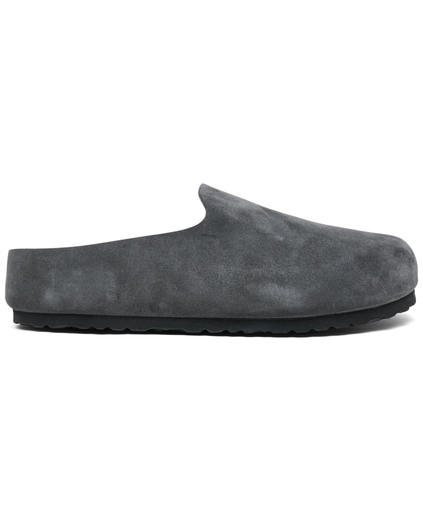 Мужские сабо Birkenstock Amsterdam Wrapped Slip-On Suede, цвет: Угольный — фото 2