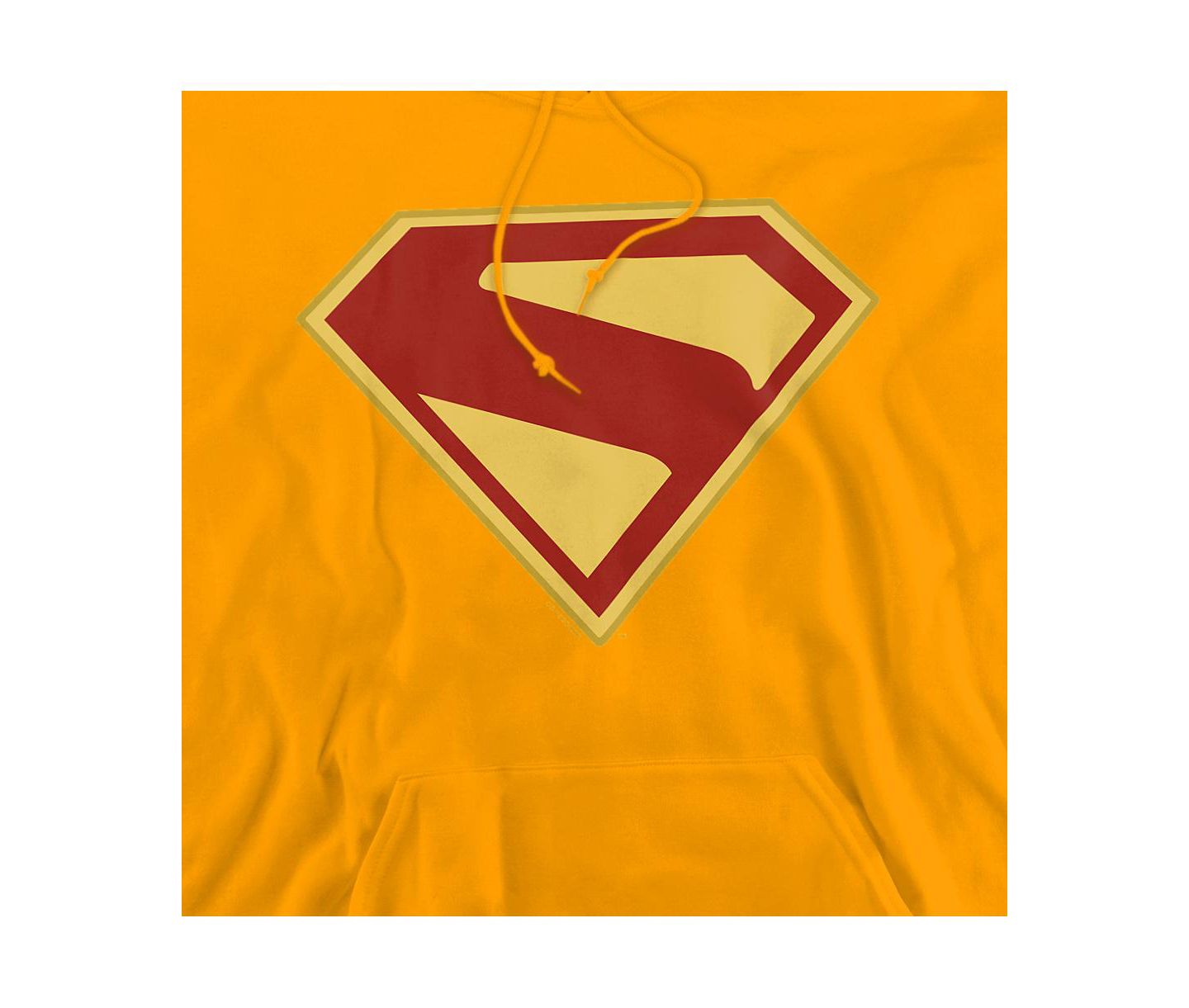 Мужское худи Superman Big & Tall 2025 Logo Graphic Kangaroo-Pocket, цвет: Золотой — фото 2
