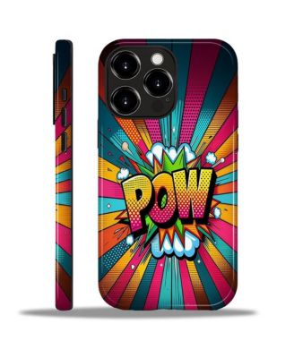 Phone Case Compatible with Apple iPhone, 2-Layer Durable, POW Burst