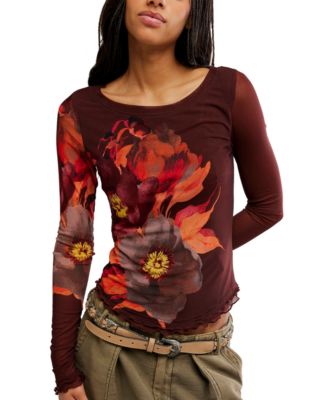 Women's Lilly Printed Long-Sleeve Top