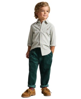 Boys' 2T-7 Cotton Oxford Shirt and Corduroy Pants, 2-Piece Set 