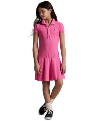 polo dresses Ralph Lauren Girls' 7-16 Cotton Mesh Short-Sleeve Polo Dress Navy Dress with Blazer ralph lauren polo dress The medium size fits SIZE:Size 7 PRORD