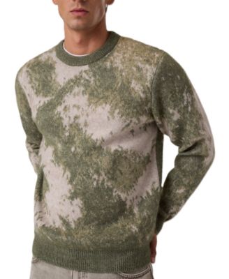 Men's Nevil Abstract Jacquard Crewneck Sweater