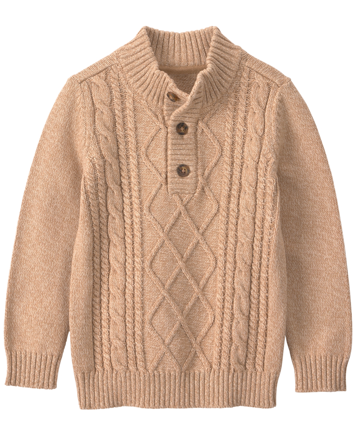 Carter's Toddler Boys' 2T-5T Cable-Knit Mock Neck Sweater