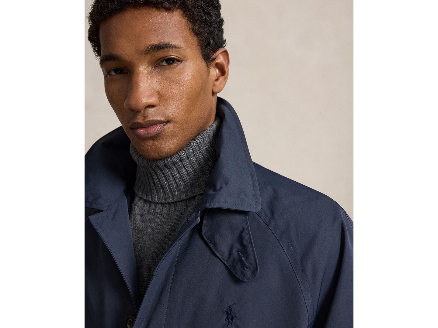 Мужское пальто Polo Ralph Lauren The Southland Water-Resistant, цвет: Тёмно-синий — фото 3
