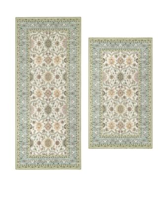 Lambrook Floral 2-Piece Rug Set