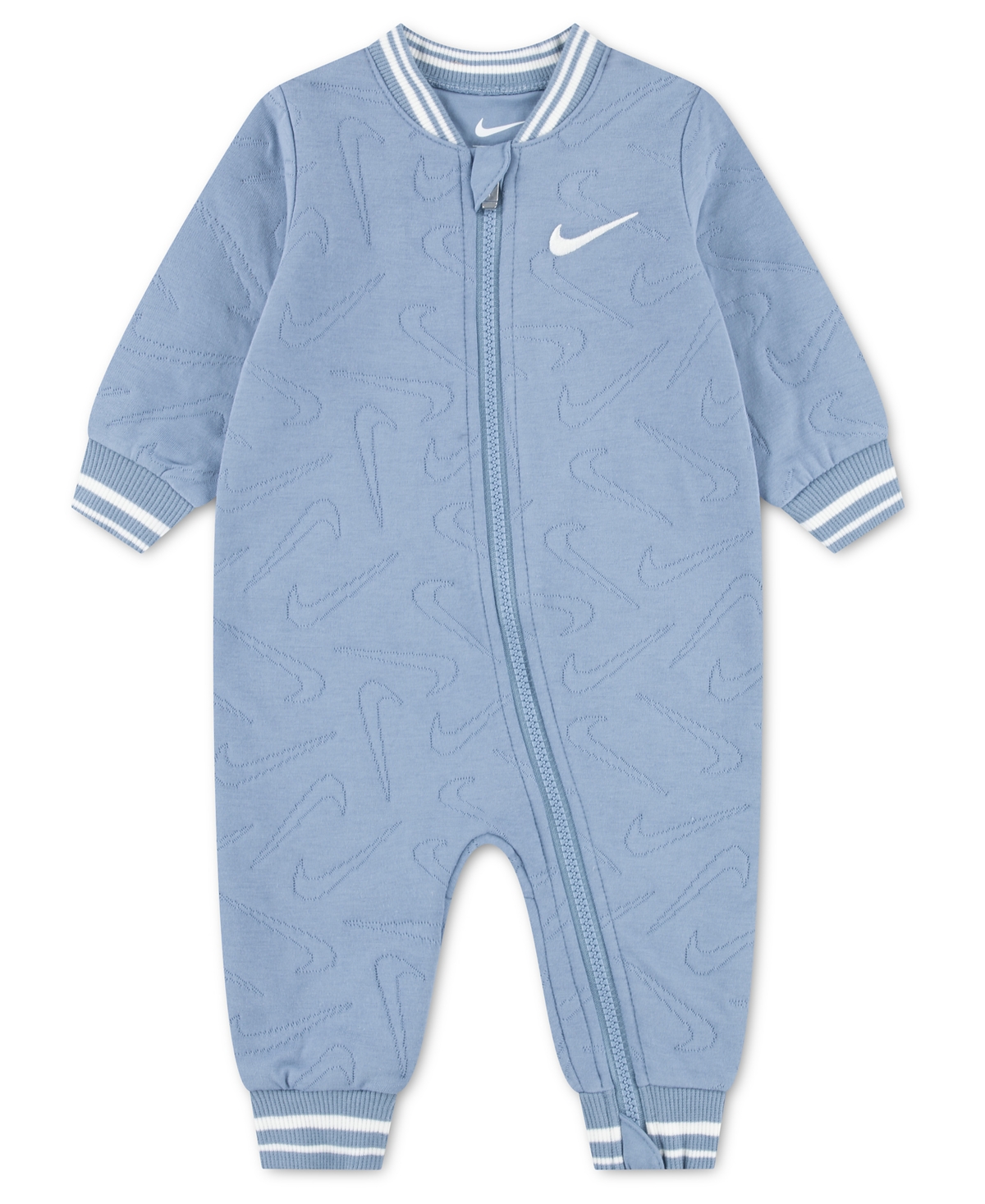 Nike Boys' and Girls' Readyset. Grow. Long-Sleeve Zip-Up Coverall - Work Blue