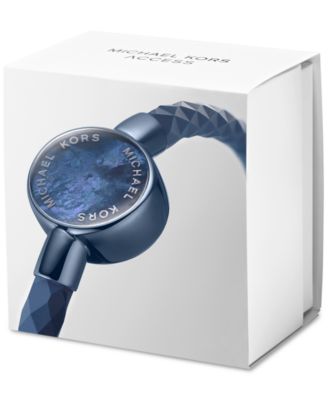 Michael Kors Access Women's Crosby Navy Silicone Slider Bracelet