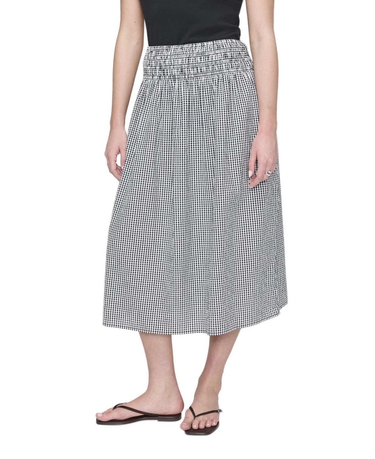 Finery London Women's Valerie High-Waisted A-Line Midi Skirt