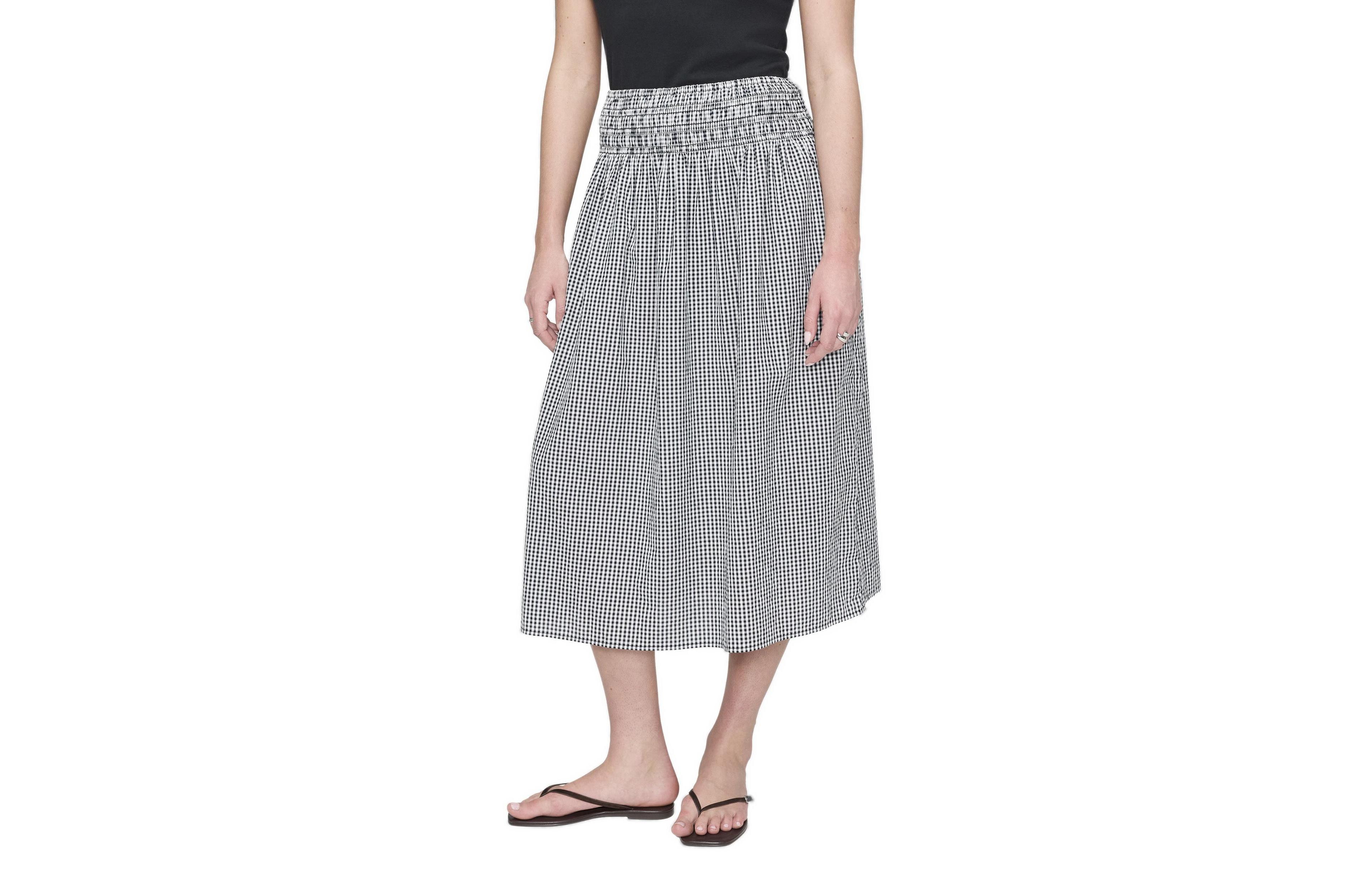 Finery London Women's Valerie High-Waisted A-Line Midi Skirt