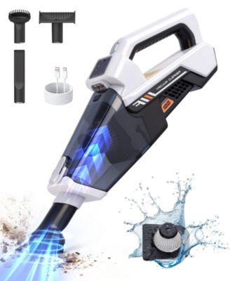 19KPa Cordless Handheld Vacuum Cleaner with LED Display & Fast Charging