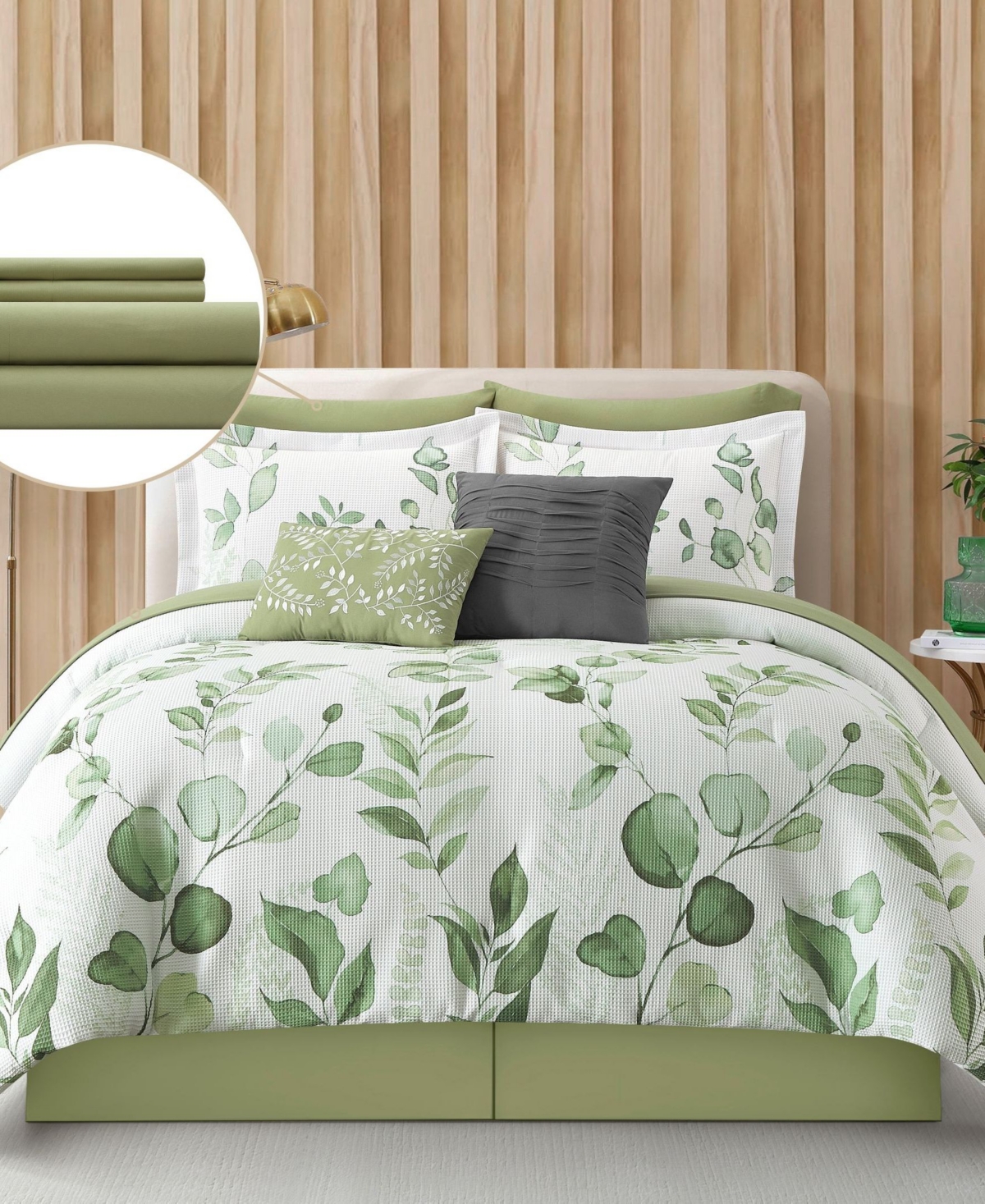 Stratford Park Yamila Leaves 10-Piece Comforter Set