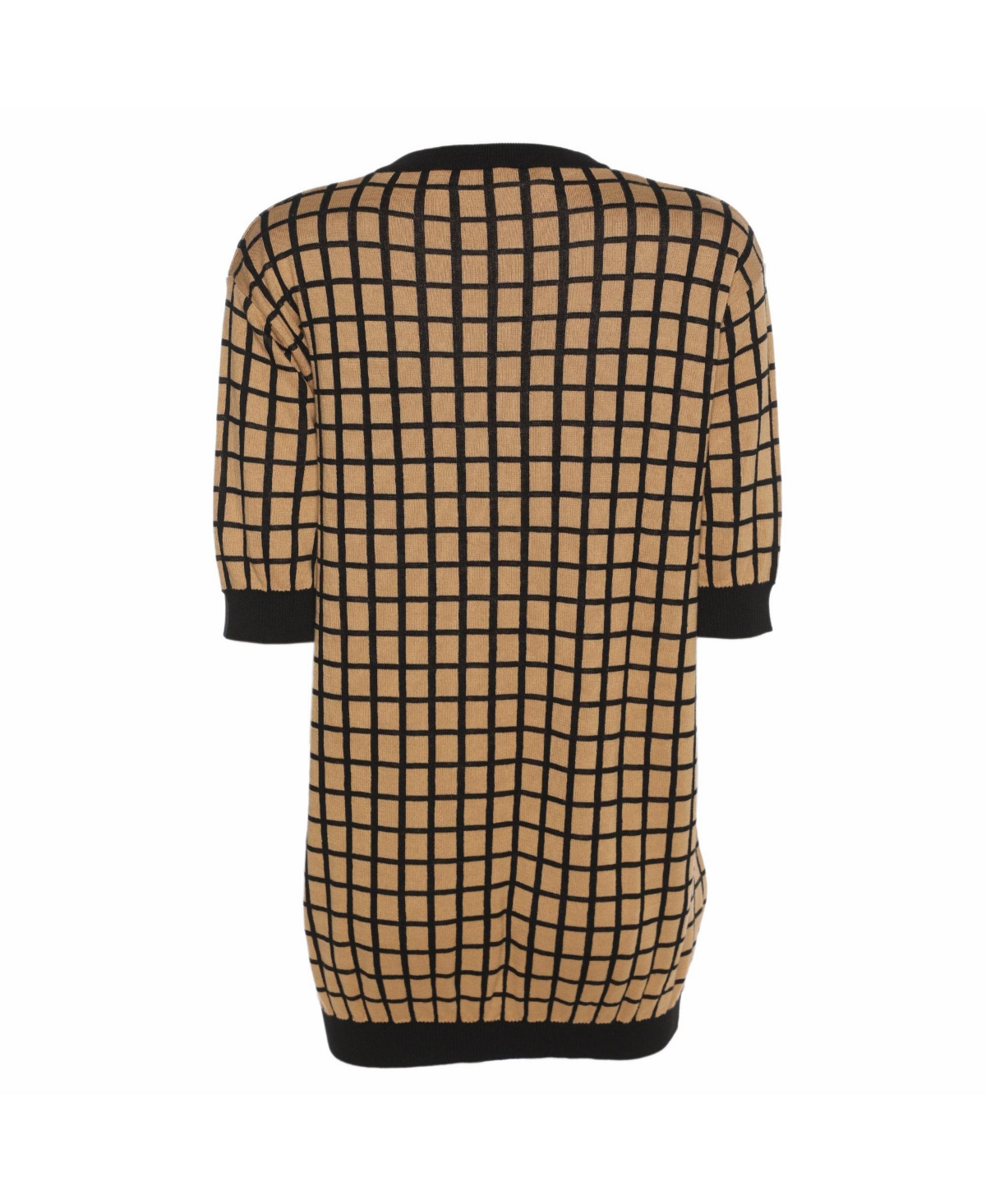 Pre-Owned Marni Marni Women's Plaid Short-Sleeve Crewneck T-Shirt