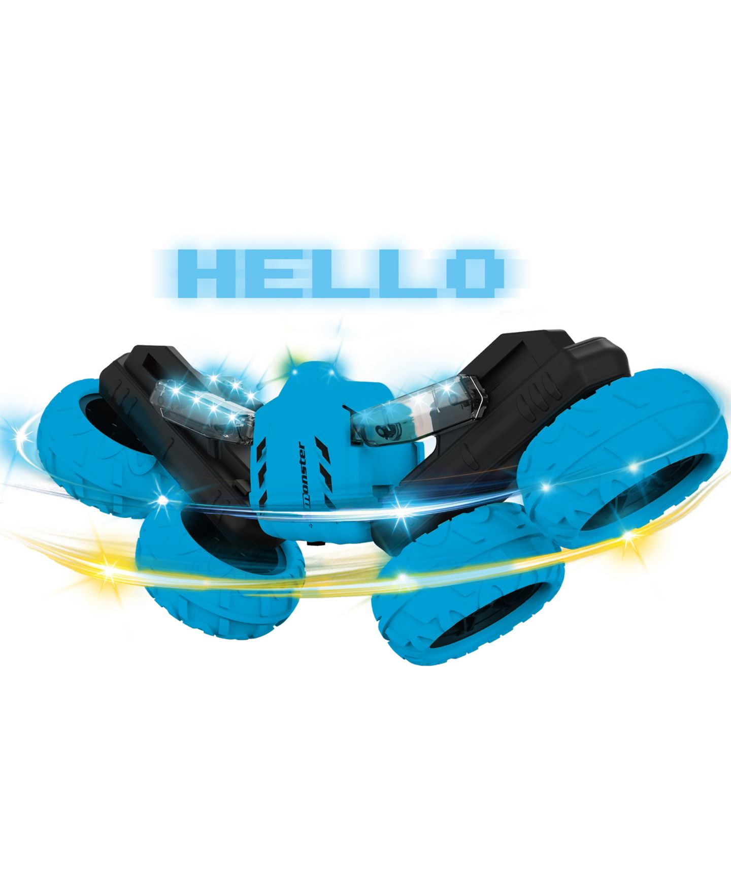 Детская игрушка Flipo Acrobat Rechargeable LED Spinning RC Stunt Car — фото 3