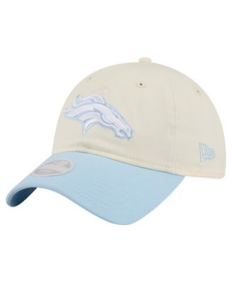 Women's Cream/Coastal Blue Denver Broncos 9TWENTY Adjustable Hat