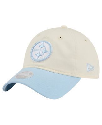 Women's Cream/Coastal Blue Pittsburgh Steelers 9TWENTY Adjustable Hat