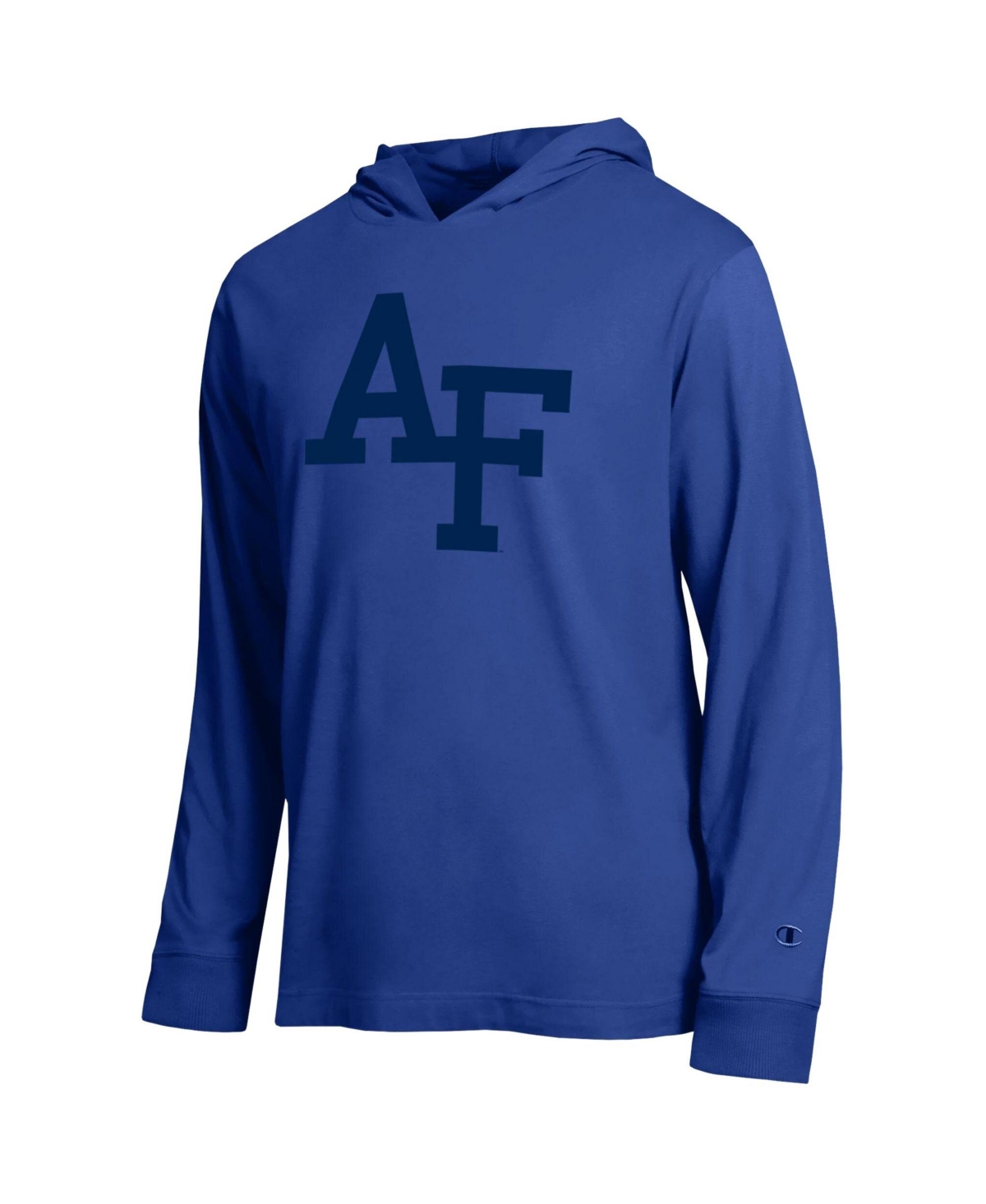 Champion Men's Royal Air Force Falcons Tonal All-Star Long Sleeve Hooded Sweatshirt