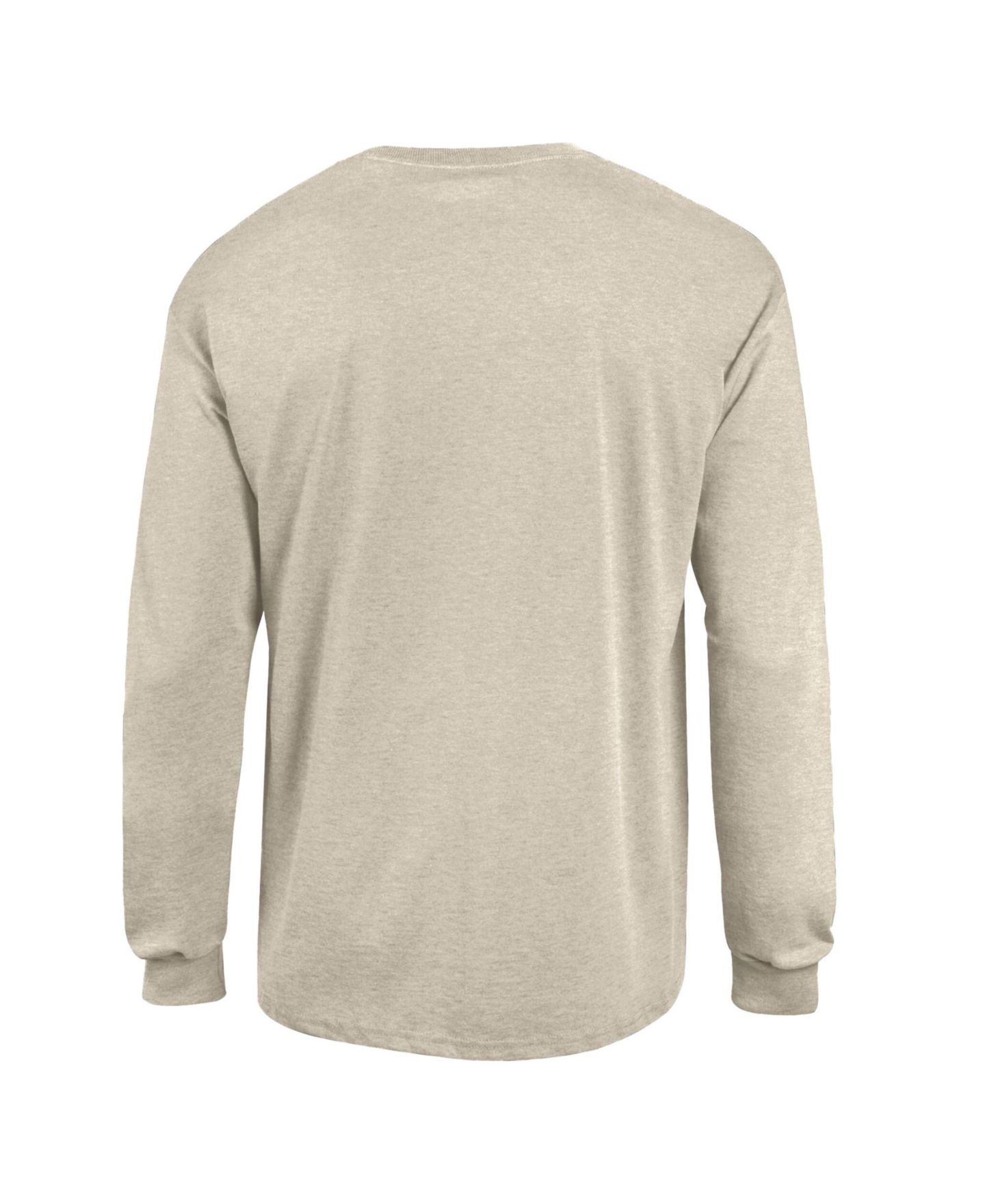 Мужская футболка Champion Heather Oatmeal Texas Tech Red Raiders Neutral Arch Long-Sleeve — фото 2