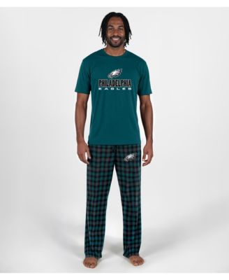Men's Midnight Green Philadelphia Eagles Big Tall Highland Sleep Set