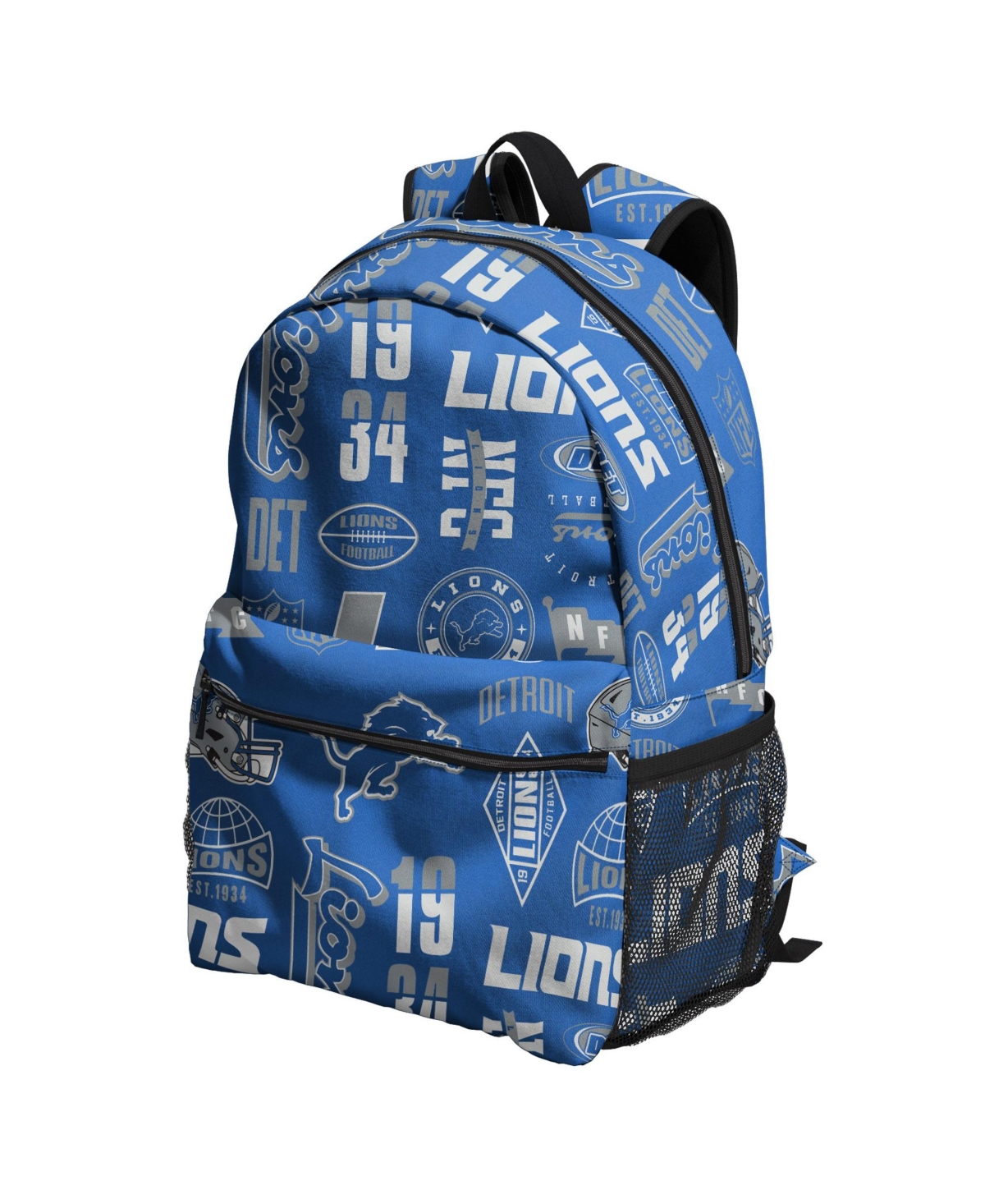 Outerstuff Boys' and Girls' Detroit Lions Adjustable Insulated Backpack and Lunchbox Set