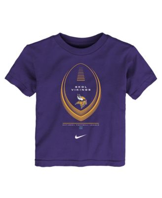 Boys' and Girls' 2T-5T Minnesota Vikings Legend Icon Crewneck T-Shirt