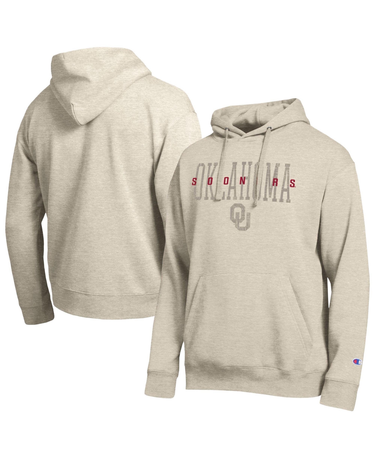 Champion Men's Oklahoma Sooners All-Star Neutral Stack Relaxed-Fit Pullover Hoodie
