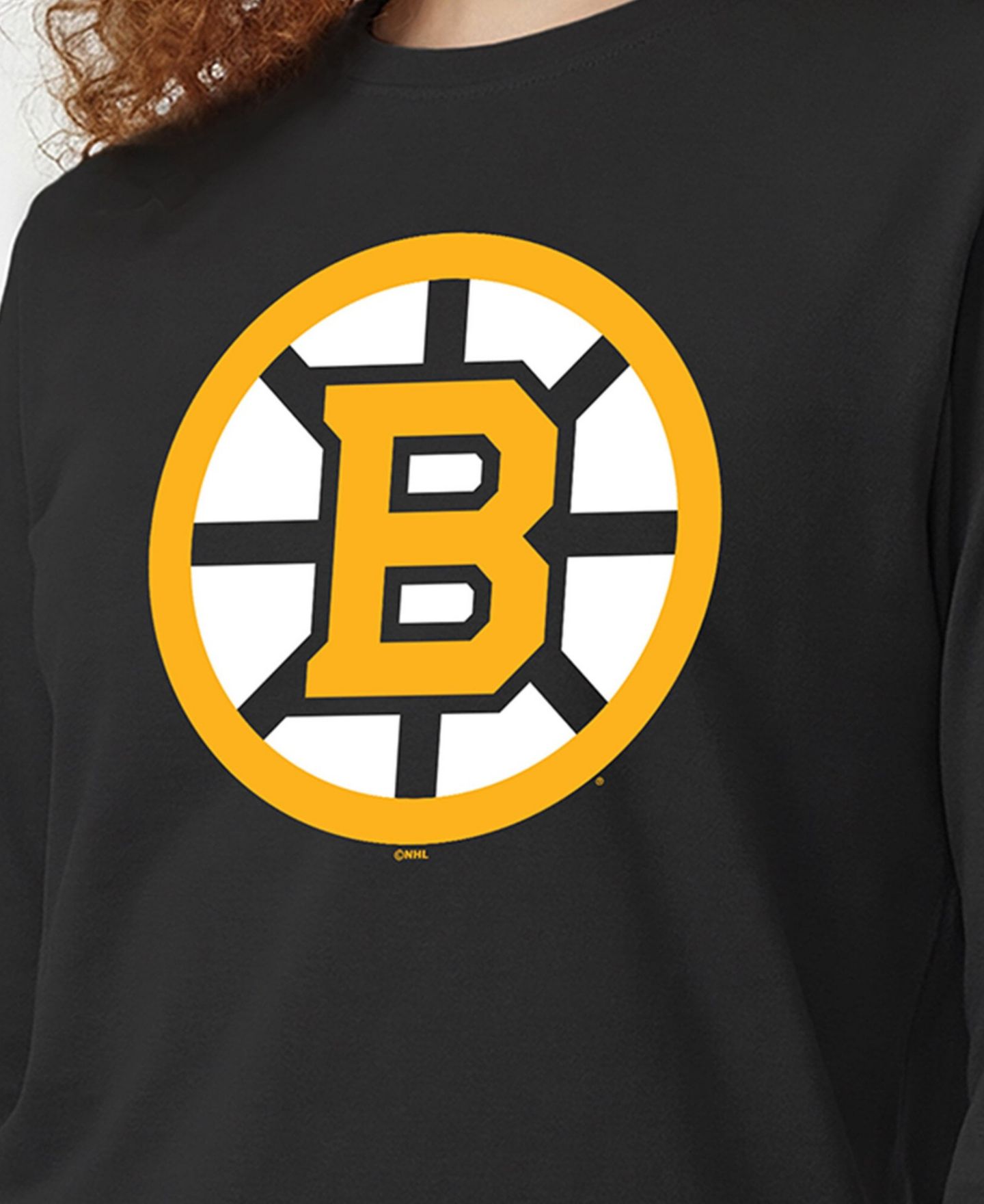 Женская футболка Champion Boston Bruins 2-Hit Long-Sleeve — фото 2