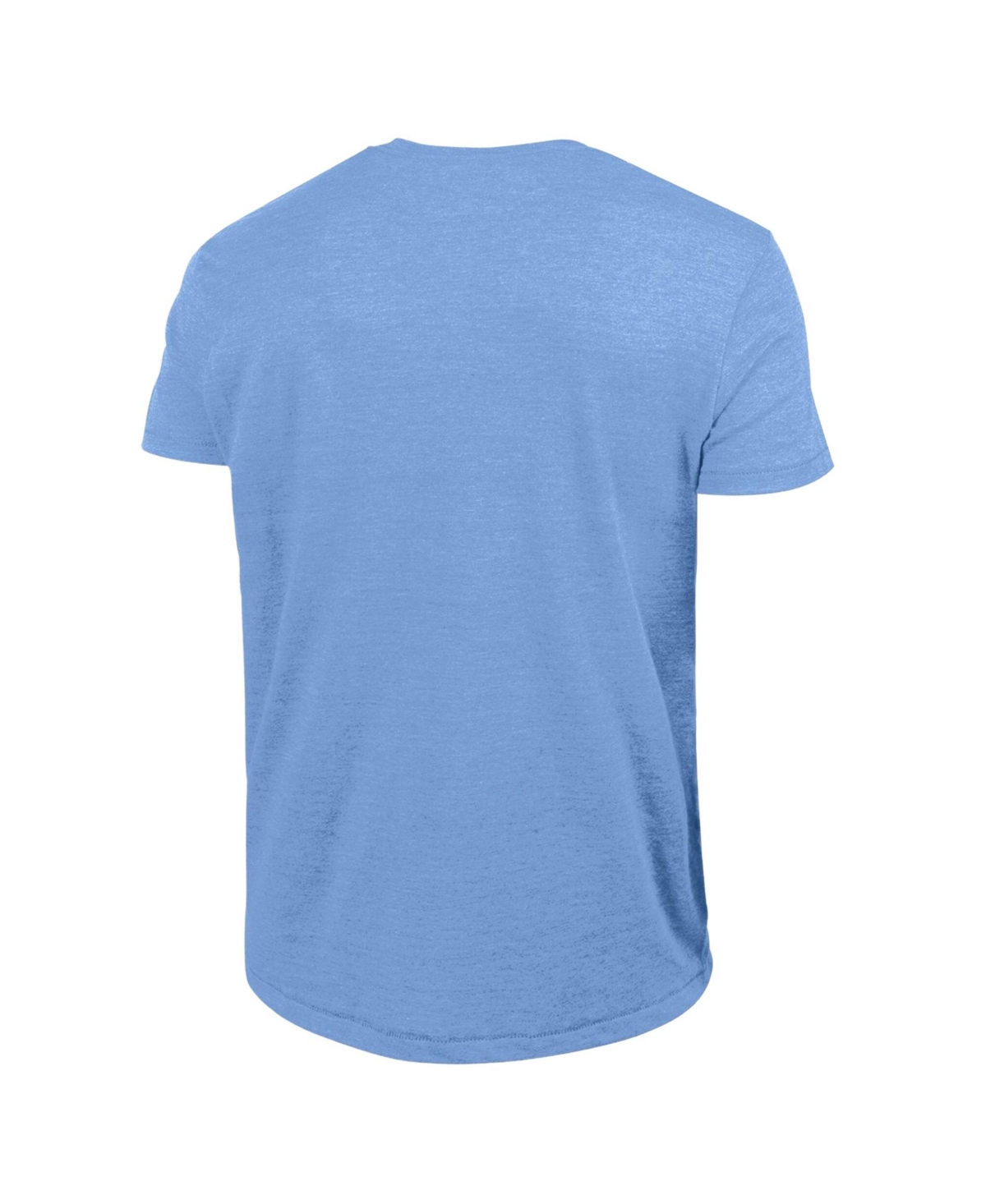Champion Men's Toronto Blue Jays Cooperstown Wordmark Lockup Tri-Blend Crew Neck T-Shirt