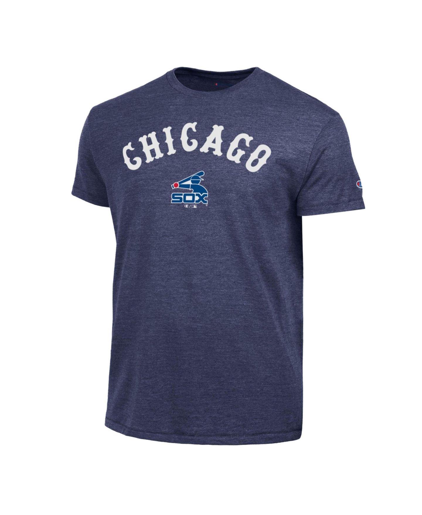 Мужская футболка Champion Chicago White Sox Cooperstown Wordmark Lockup Tri-Blend — фото 3