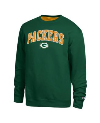 Men's Green Bay Packers Fleece-Lined Contrast-Lined Sweatshirt