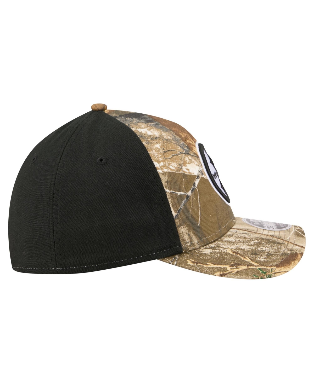 New Era Men's Pittsburgh Steelers Real Tree 39THIRTY Baseball Cap