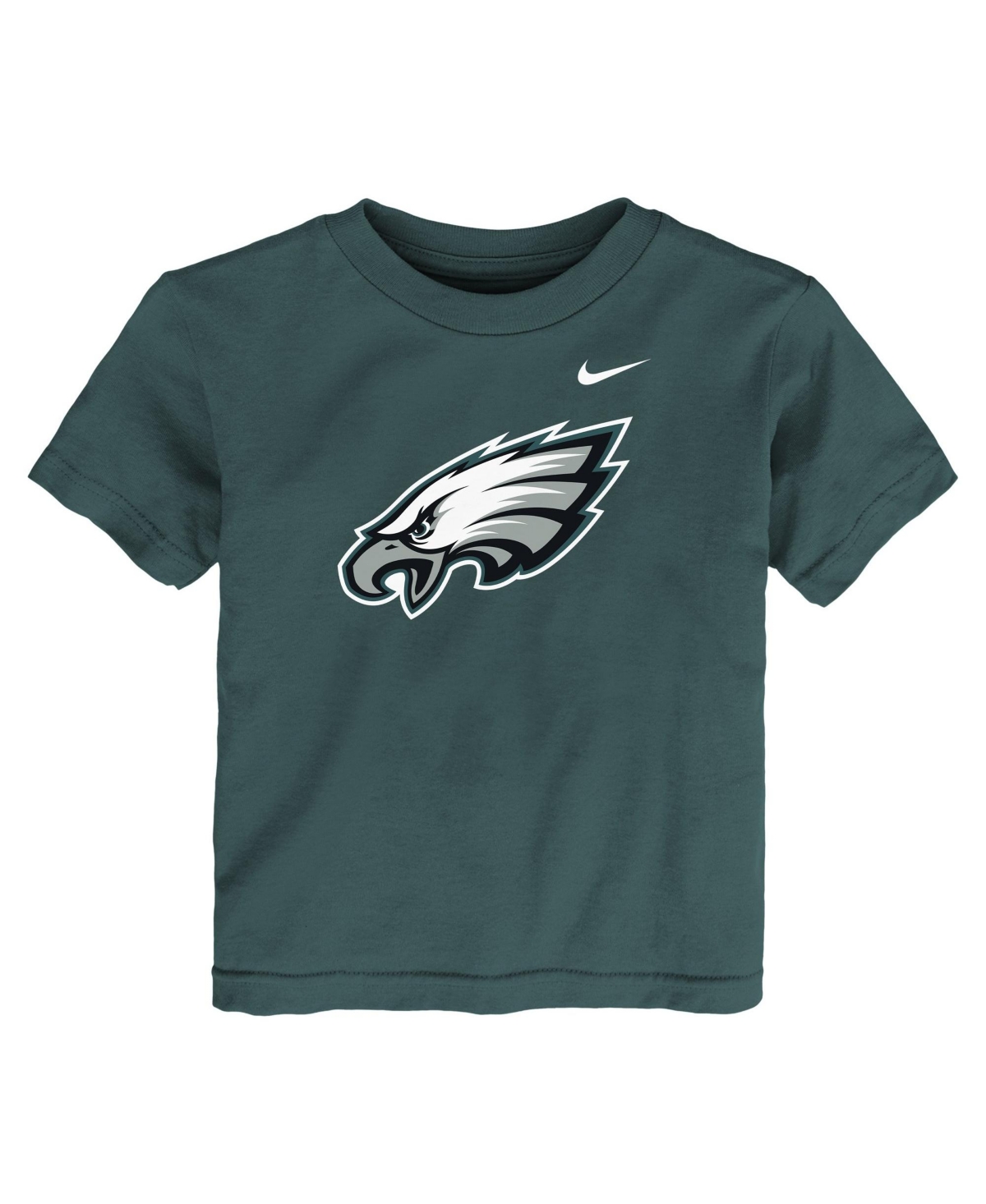 Nike Boys' and Girls' 2T-5T Philadelphia Eagles Graphic Crewneck Cotton T-Shirt - Midnight Green