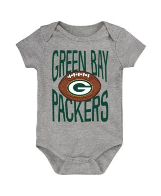 Baby Boys' and Girls' Green Bay Packers For the Ball Short-Sleeve Snap-Bottom Cotton Bodysuit
