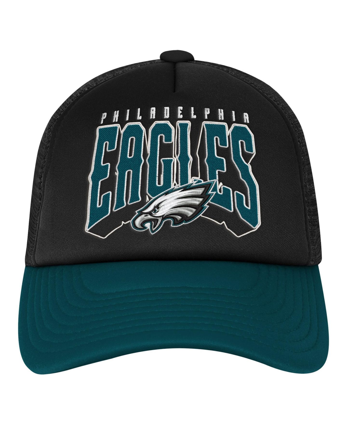 Детская кепка Outerstuff Philadelphia Eagles Handoff Foam Front Panel Adjustable Trucker Hat — фото 3