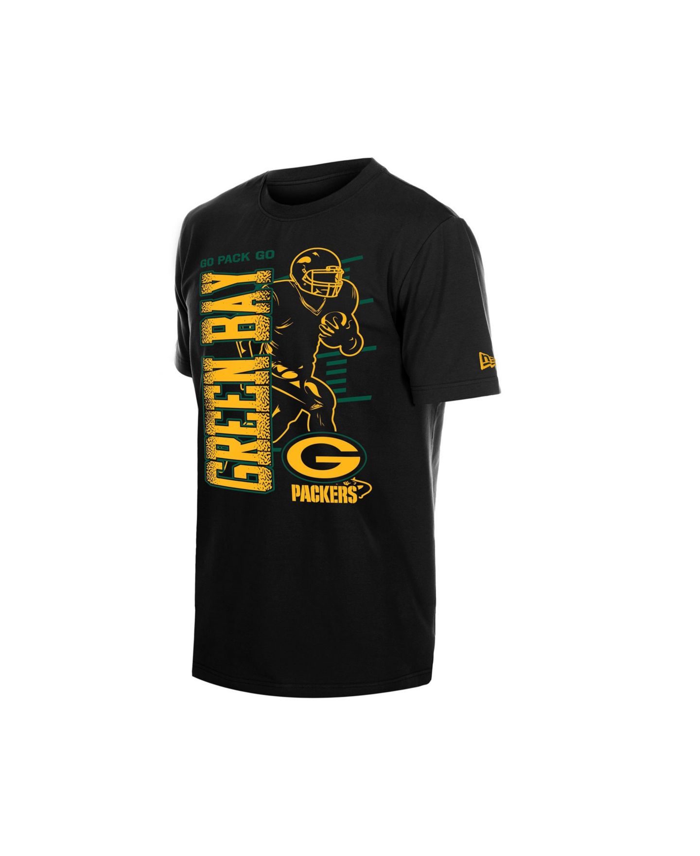Мужская футболка New Era Green Bay Packers Screen-Print Crew-Neck — фото 2