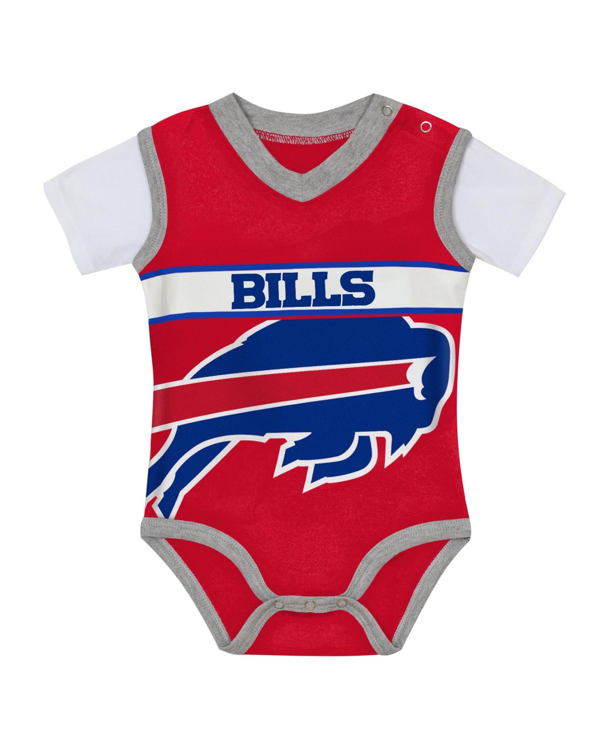 Outerstuff Baby Boys' and Girls' Buffalo Bills Screen-Printed Jersey Bodysuit Pants Set