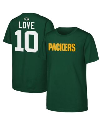 Boys' and Girls' Green Bay Packers Jordan Love Name Number T-Shirt